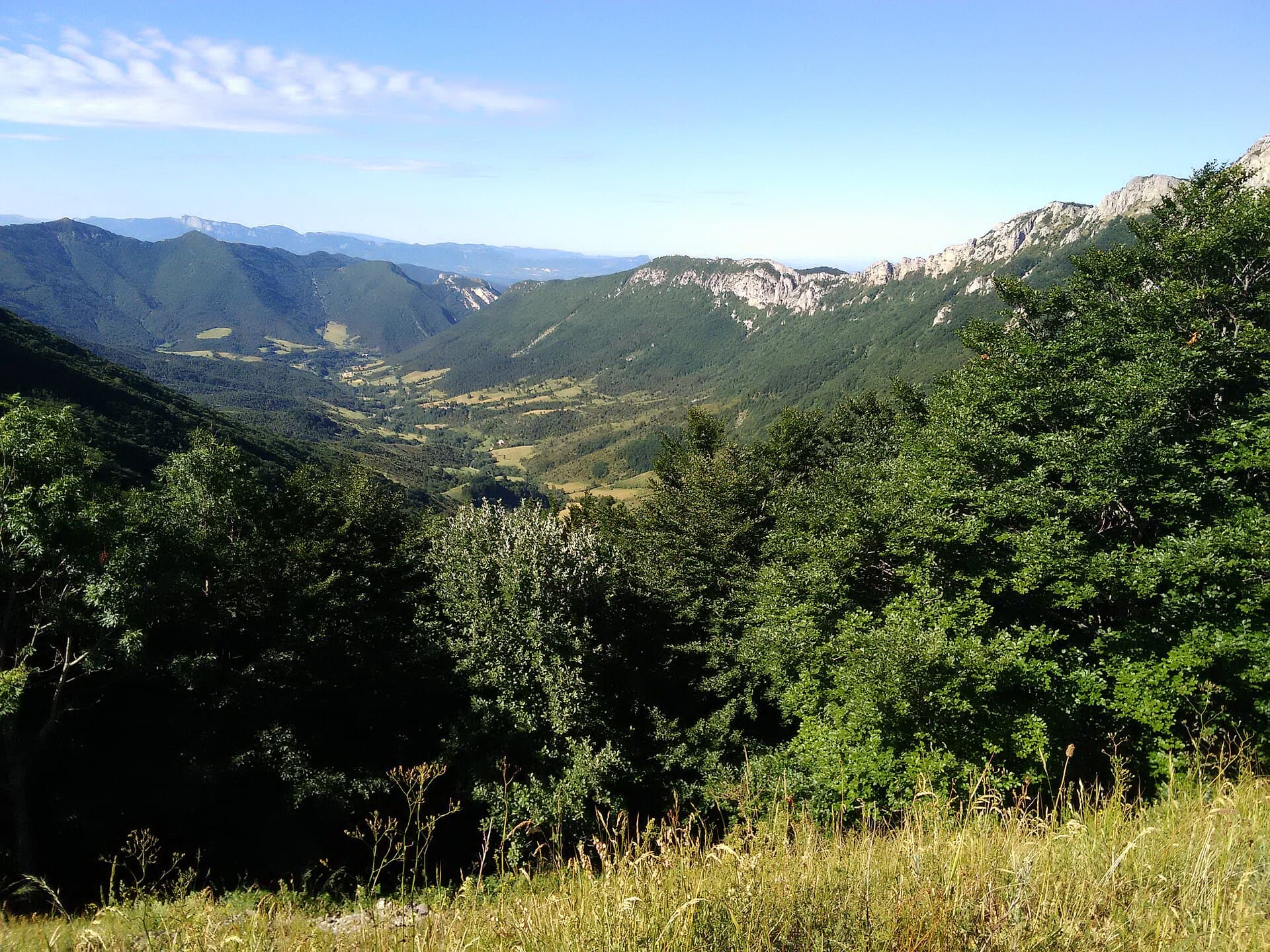 Le col de la Bataille, dans la Drôme